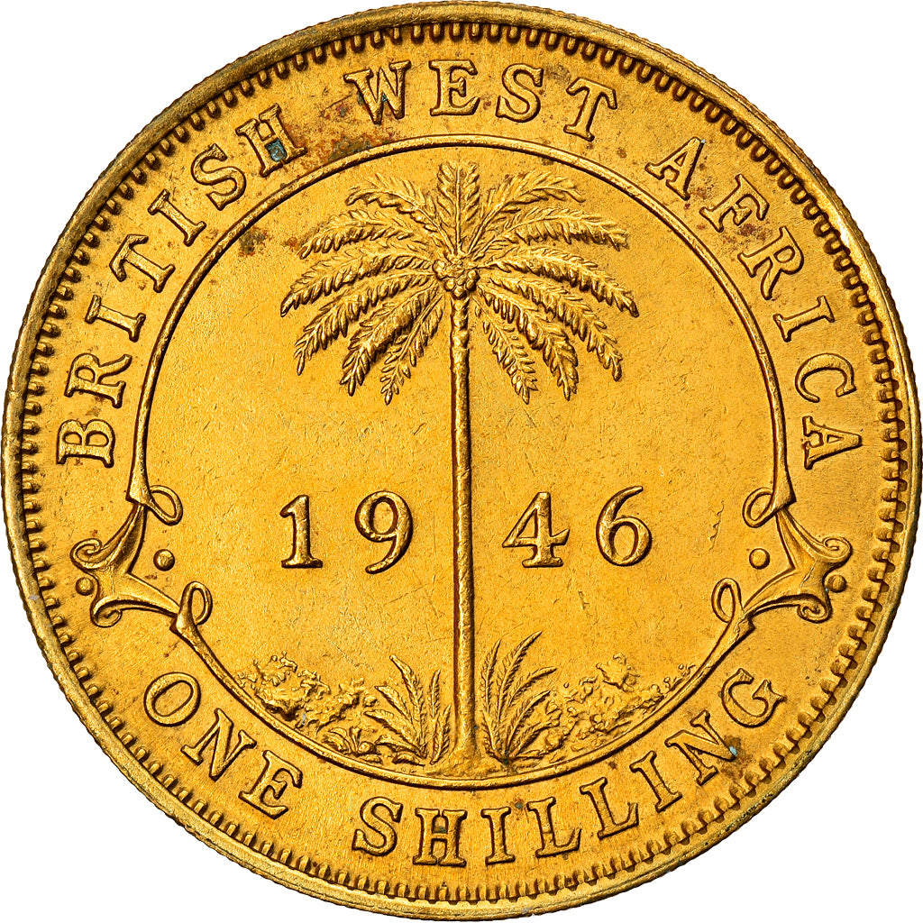 Monnaie, BRITISH WEST AFRICA, George VI, Shilling, 1946, SUP, Nickel-brass