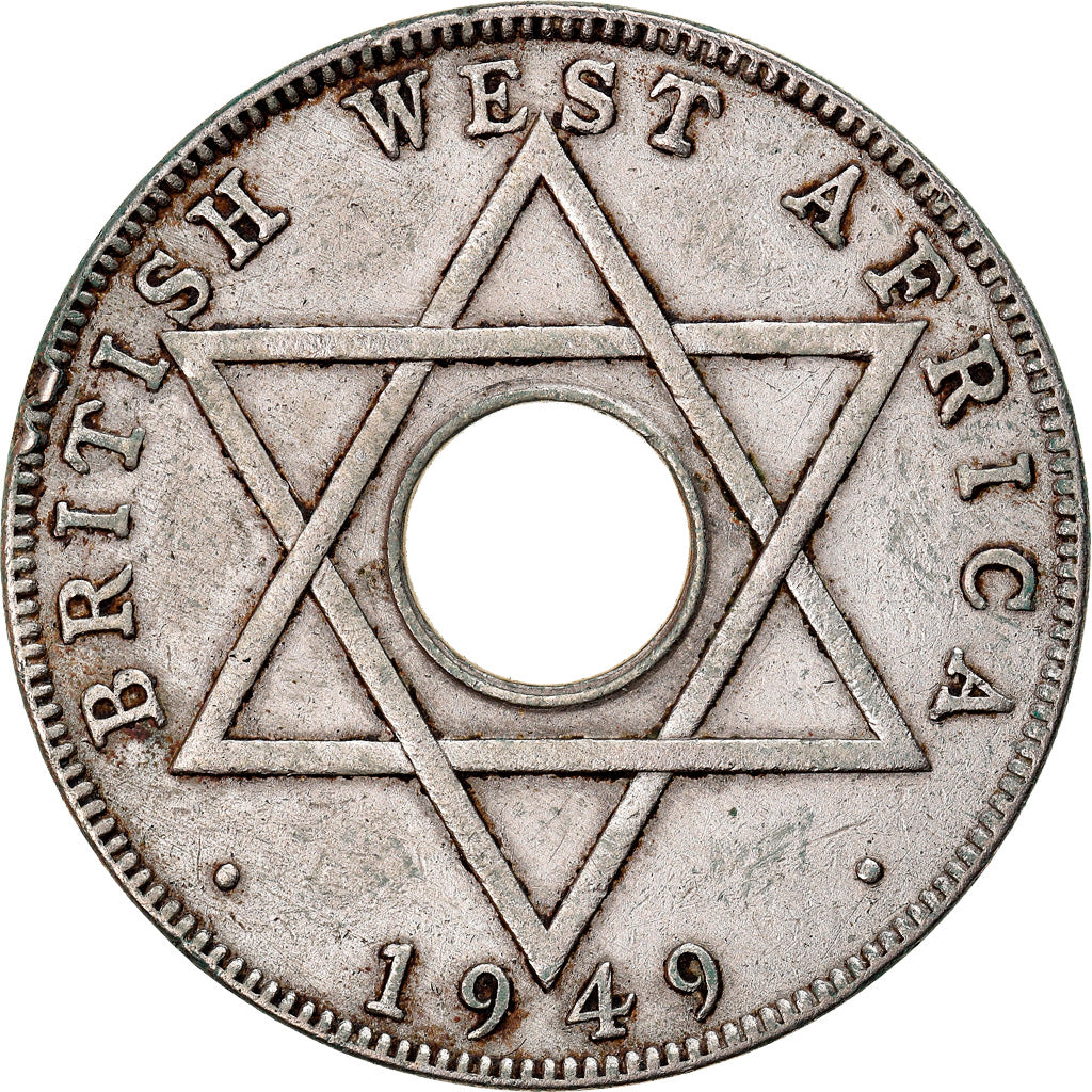 Coin, BRITISH WEST AFRICA, Edward VII, 1/2 Penny, 1949, EF(40-45)