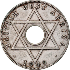 Coin, BRITISH WEST AFRICA, Edward VII, 1/2 Penny, 1949, EF(40-45)