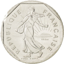 FRANCE, 2 Francs, 1978, KM #E119, MS(65-70), Nickel, Gadoury #547, 7.50