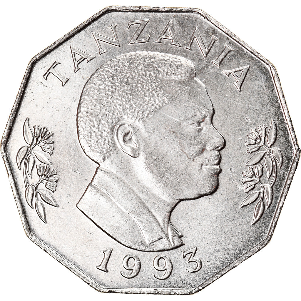 Monnaie, Tanzania, 5 Shilingi, 1993, SPL, Nickel Clad Steel, KM:23a.2