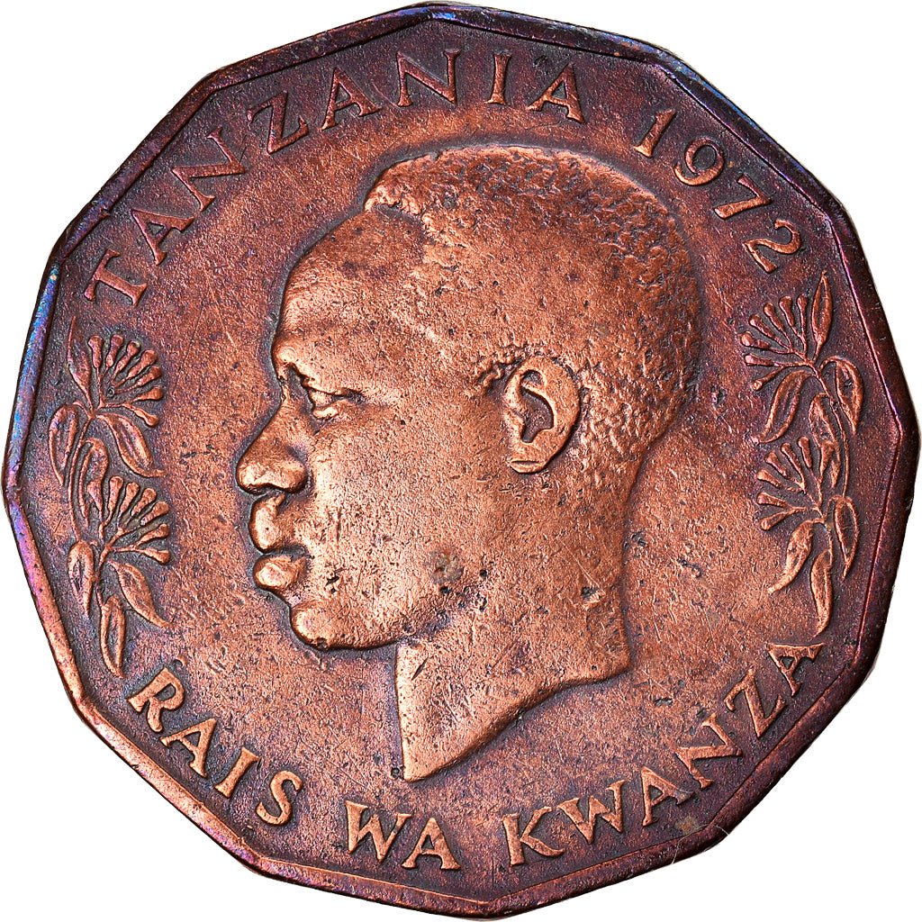 Münze, Tanzania, 5 Senti, 1972, SS, Bronze, KM:1