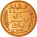 Coin, Tunisia, Muhammad al-Hadi Bey, 20 Francs, 1903, Paris, EF(40-45), Gold