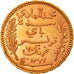 Moneta, Tunisia, Muhammad al-Hadi Bey, 20 Francs, 1904, Paris, AU(50-53)