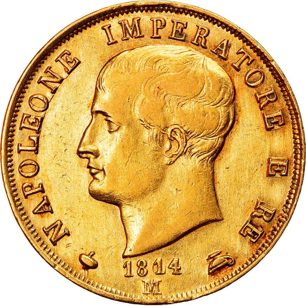 Coin, ITALIAN STATES, KINGDOM OF NAPOLEON, Napoleon I, 40 Lire, 1814, Milan