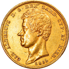Moneda, Estados italianos, SARDINIA, Carlo Alberto, 100 Lire, 1832, Genoa, MBC