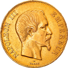 Moneta, Francja, Napoleon III, 100 Francs, 1857, Paris, EF(40-45), Złoto