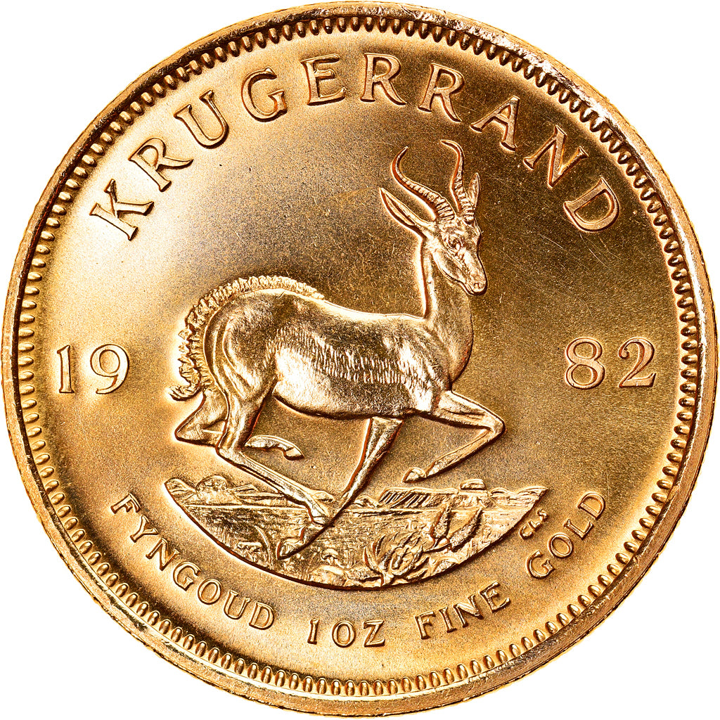 Moneda, Sudáfrica, Krugerrand, 1982, SC, Oro, KM:73