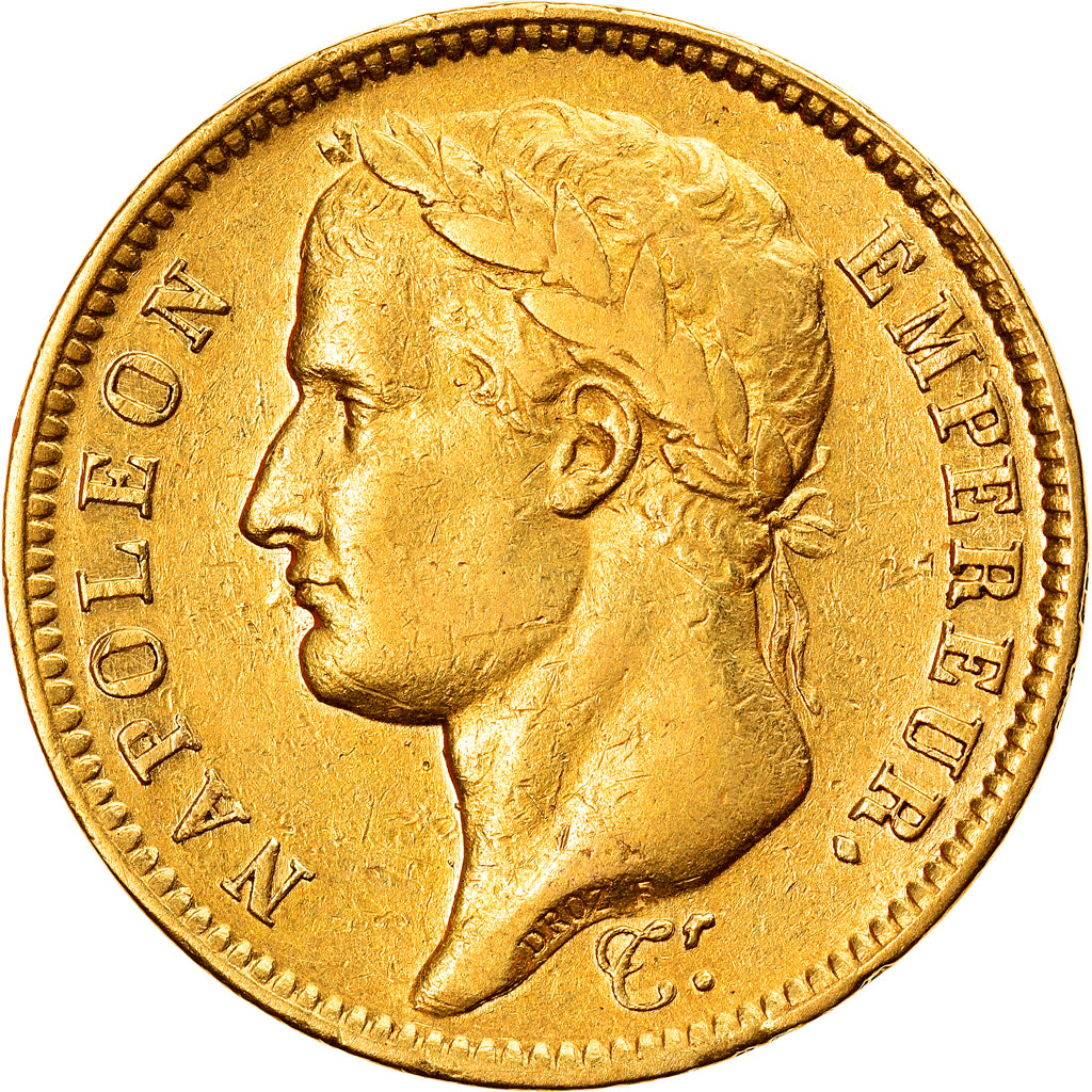 Moneta, Francja, Napoléon I, 40 Francs, 1811, Paris, EF(40-45), Złoto