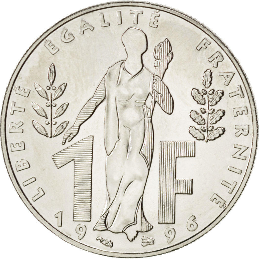 Vème République, 1 Franc Jacques Rueff 1996 Essai, KM 1160