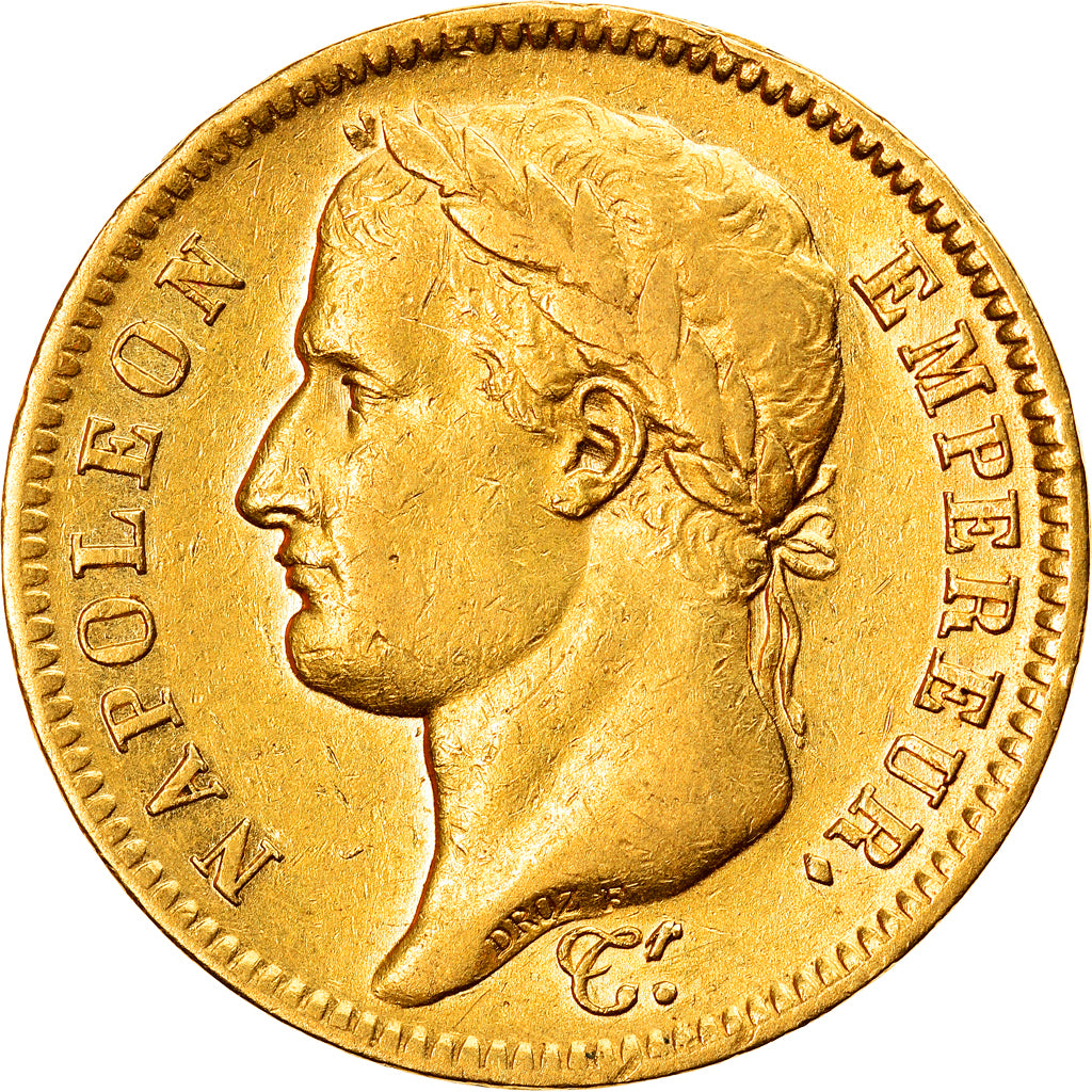Münze, Frankreich, Napoléon I, 40 Francs, 1812, Paris, SS, Gold, KM:696.1