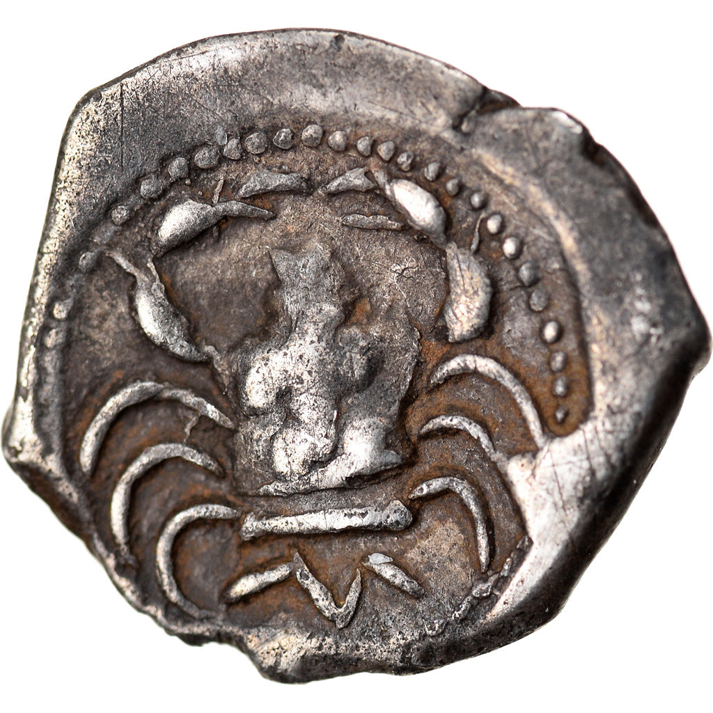 Coin, Massalia, Obol, 475-450 BC, Marseille, AU(50-53), Silver, Feugère &