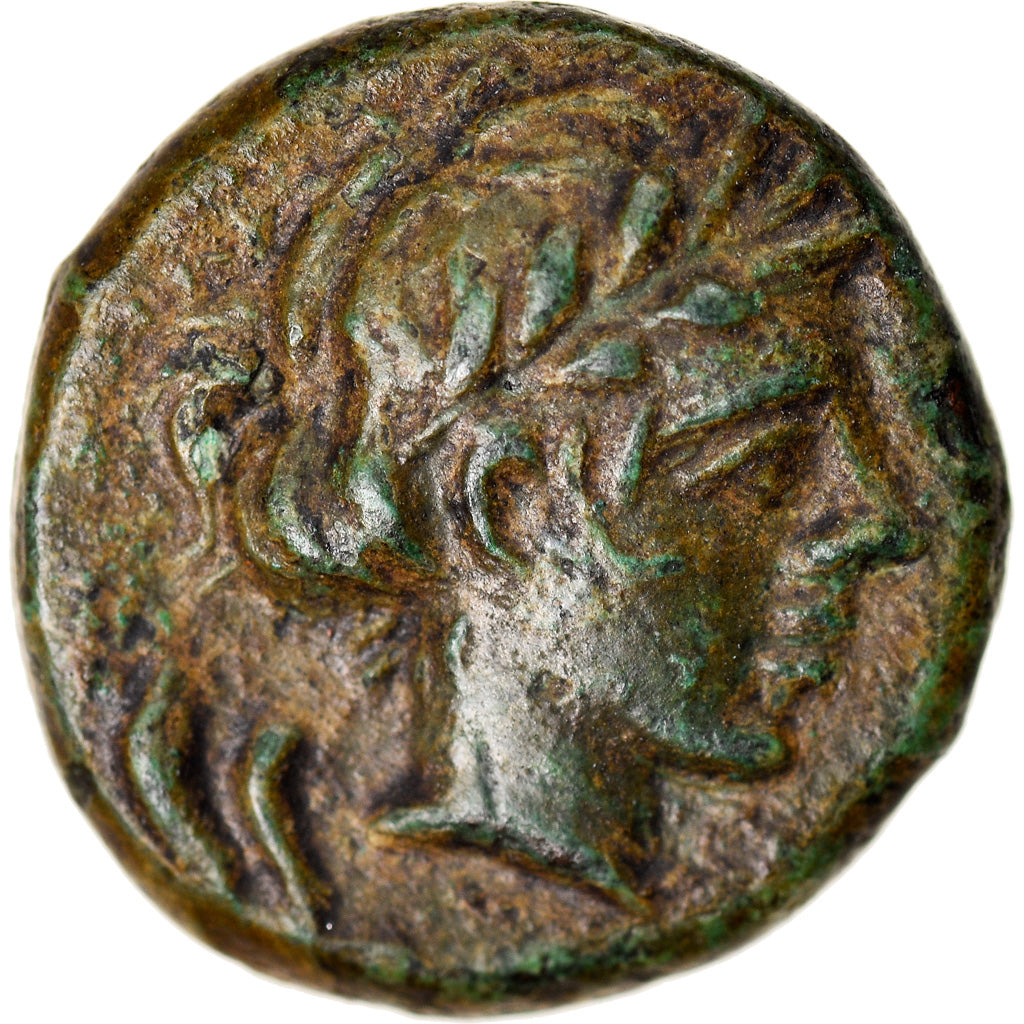 Coin, Bruttium, Rhegium, Bronze Æ, 351-280 BC, EF(40-45), Bronze, HN Italy:2536