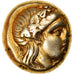 Moeda, Lesbos, Mytilene, Hekte, 377-326 BC, AU(50-53), Eletro