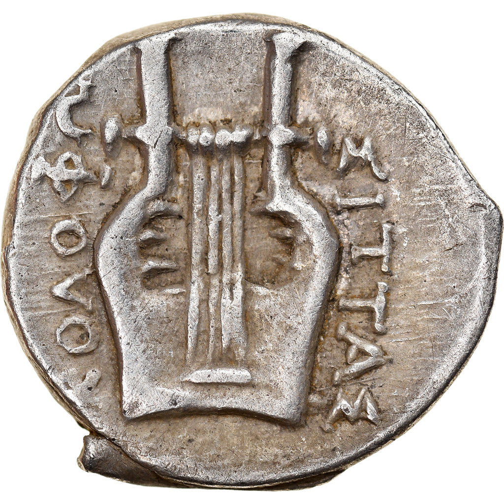Moneta, Jonia, Kolophon, Drachm, 310-294 BC, AU(50-53), Srebro