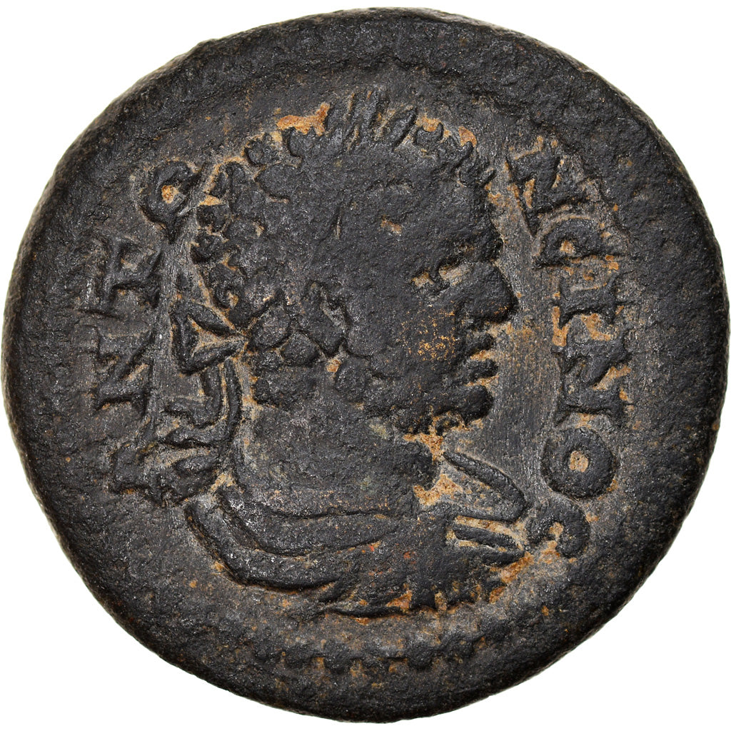 Moneta, Lidia, Thyateira, Caracalla, Assarion, 198-217, EF(40-45), Bronze