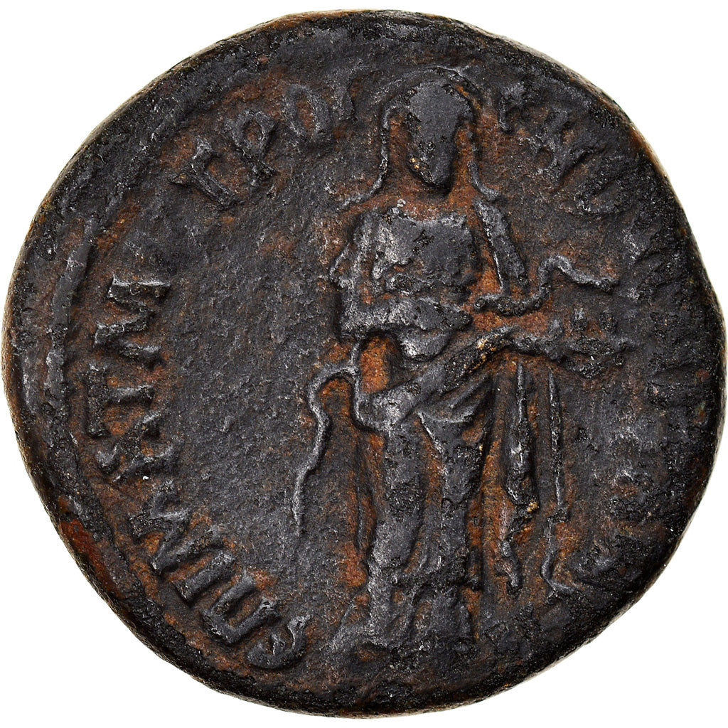 Coin, Phrygia, Aezanis, Hemiassarion, 128-136/7, EF(40-45), Bronze, RPC:2509