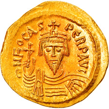Coin, Phocas, Solidus, 607-610, Constantinople, MS(64), Gold, Sear:620