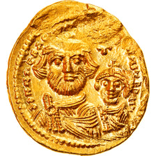Münze, Heraclius, with Heraclius Constantine, Solidus, 616-625, Constantinople