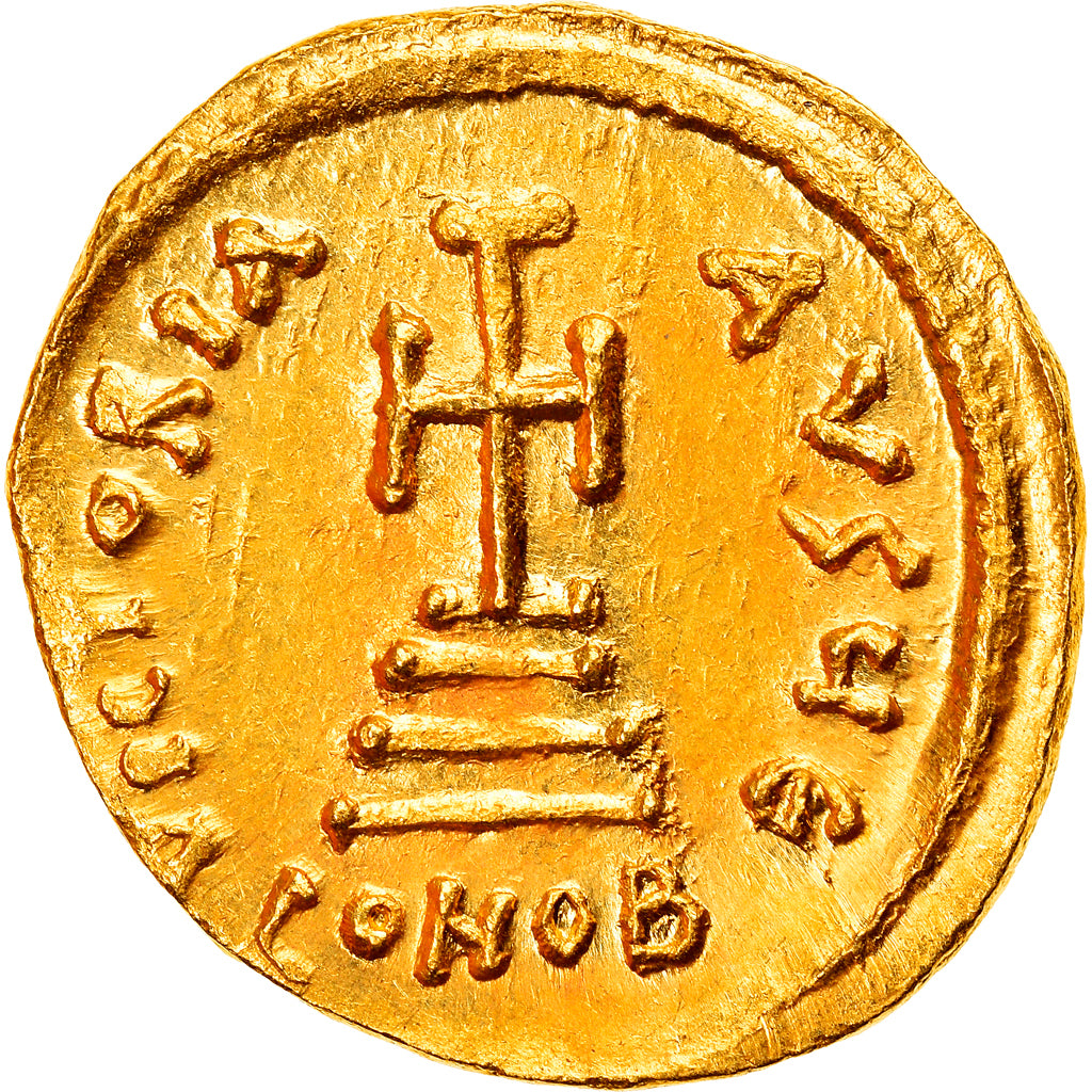 Munten, Heraclius, with Heraclius Constantine, Solidus, 616-625, Constantinople