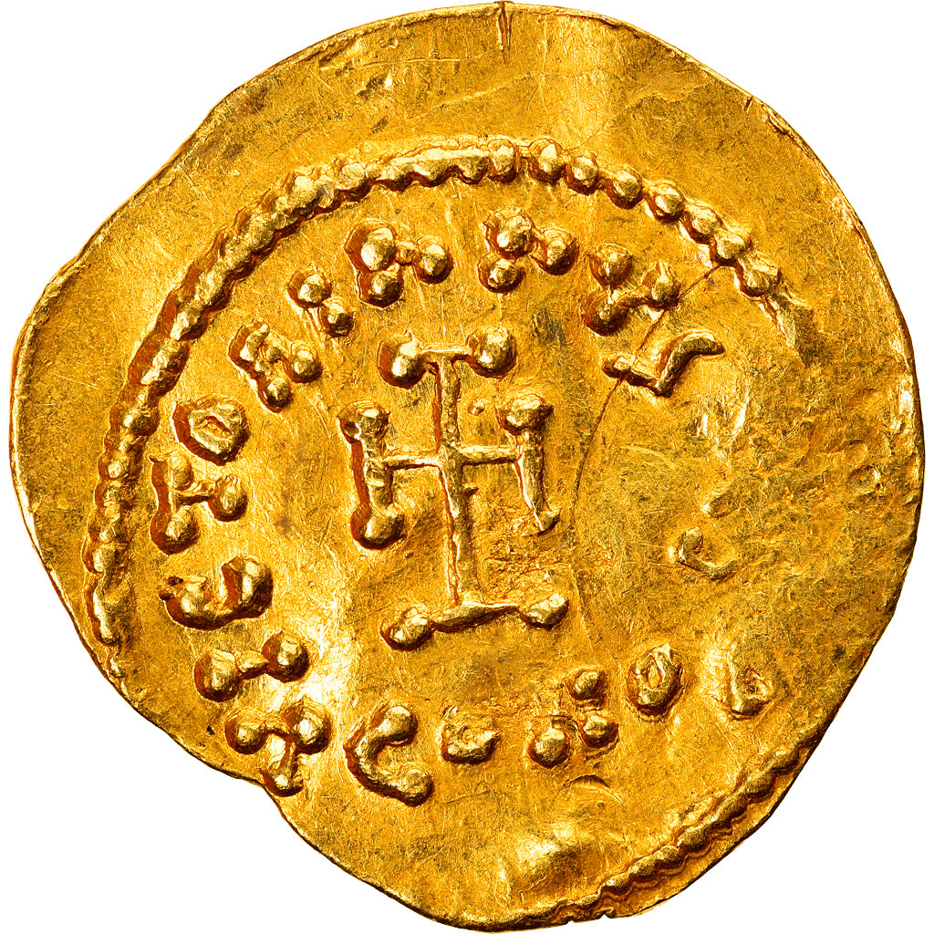 Münze, Constans II, Tremissis, 641-668 AD, Constantinople, SS+, Gold, Sear:984