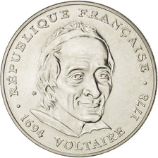 Coin, France, Voltaire, 5 Francs, 1994, MS(63), Nickel, KM:1063, Gadoury:775