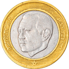 Coin, Morocco, Mohammed VI, 10 Dirhams, 2002/AH1423, EF(40-45), Bi-Metallic