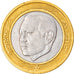 Coin, Morocco, Mohammed VI, 10 Dirhams, 2002/AH1423, EF(40-45), Bi-Metallic