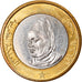 Coin, Morocco, al-Hassan II, 10 Dirhams, 1995/AH1415, AU(55-58), Bi-Metallic