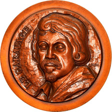 France, Medal, Le Caravage, Michel Angelo, Arts & Culture, 1966, Bloc, MS(63)