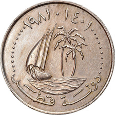Coin, Qatar, Hamad bin Khalifa, 50 Dirhams, 1981/AH1401, AU(50-53)