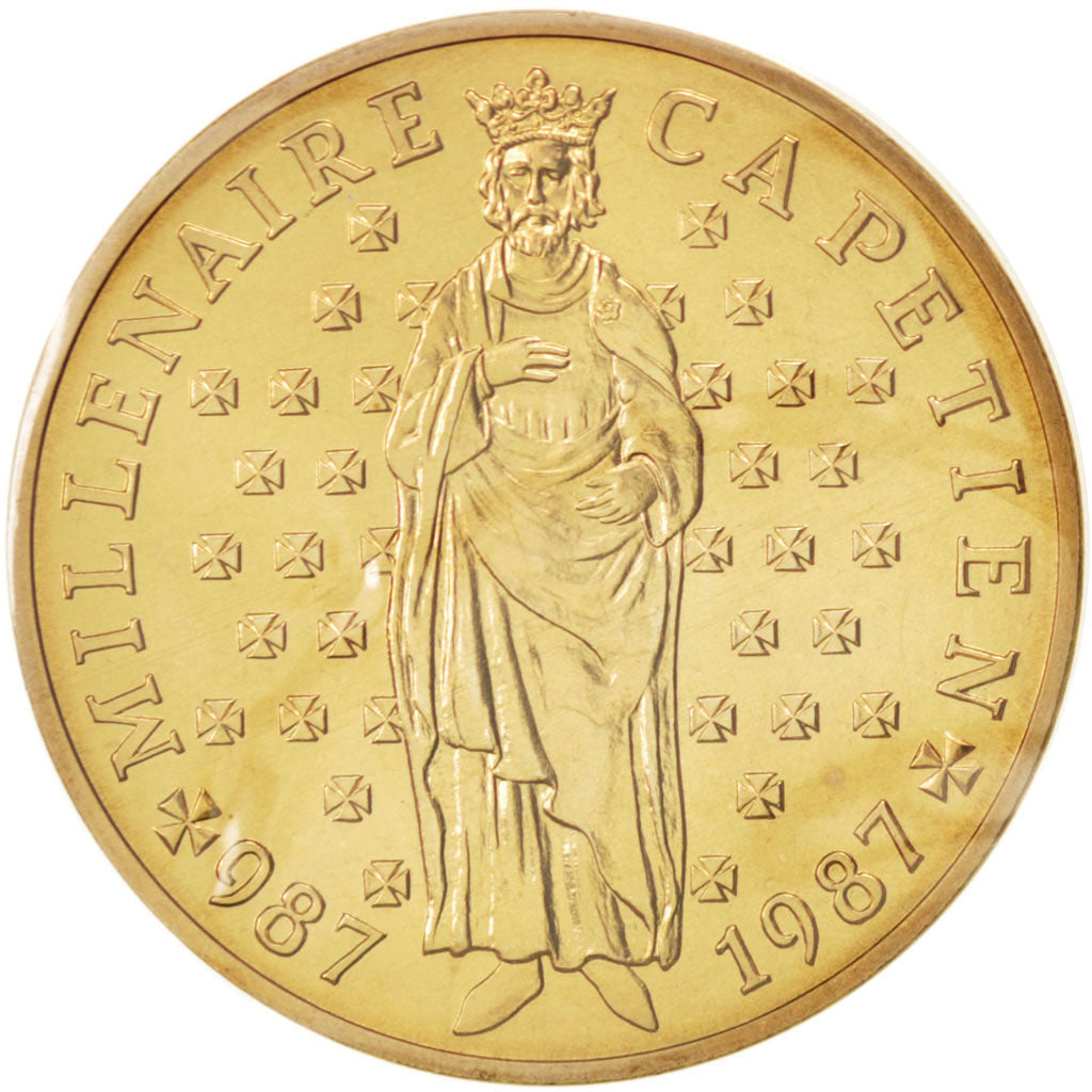 FRANCE, 10 Francs, 1987, KM #E136, MS(65-70), Nickel-Bronze, Gadoury #820, 10.00