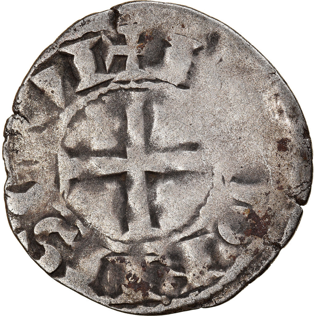 Monnaie, France, Bretagne, Anonymes, Denier, Rennes, B+, Argent, Boudeau:29
