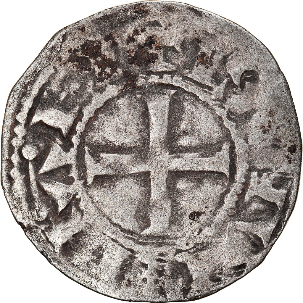 Coin, France, Bretagne, Anonymous, Denarius, Nantes, VF(20-25), Silver