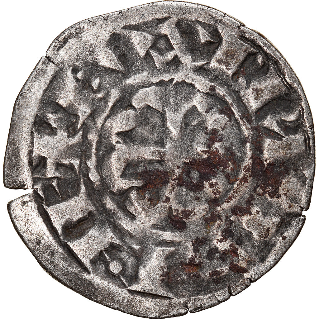 Coin, France, Bretagne, Anonymous, Denarius, Nantes, VF(30-35), Silver