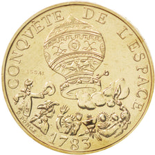 Vème République, 10 Francs Conquête de l'Espace 1983 B Essai, KM E124