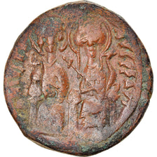 Moeda, Justin II, Follis, 571-572, Constantinople, VF(30-35), Cobre, Sear:360