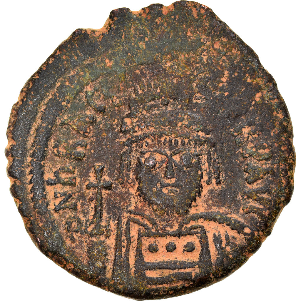 Monnaie, Héraclius, Follis, 610-611, Cyzique, TB+, Cuivre, Sear:839