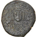 Monnaie, Maurice Tibère, Follis, 594-595, Antioche, TB+, Cuivre, Sear:533
