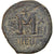 Moneta, Maurice Tiberius, Follis, 594-595, Antioch, MB+, Rame, Sear:533