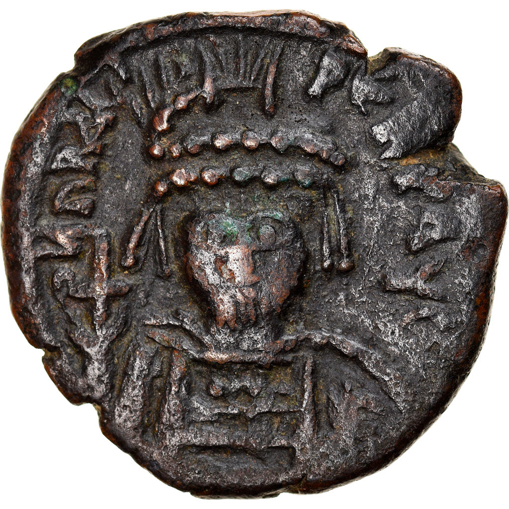 Moneta, Heraclius, Follis, 612-613, Kyzikos, BB, Rame, Sear:839