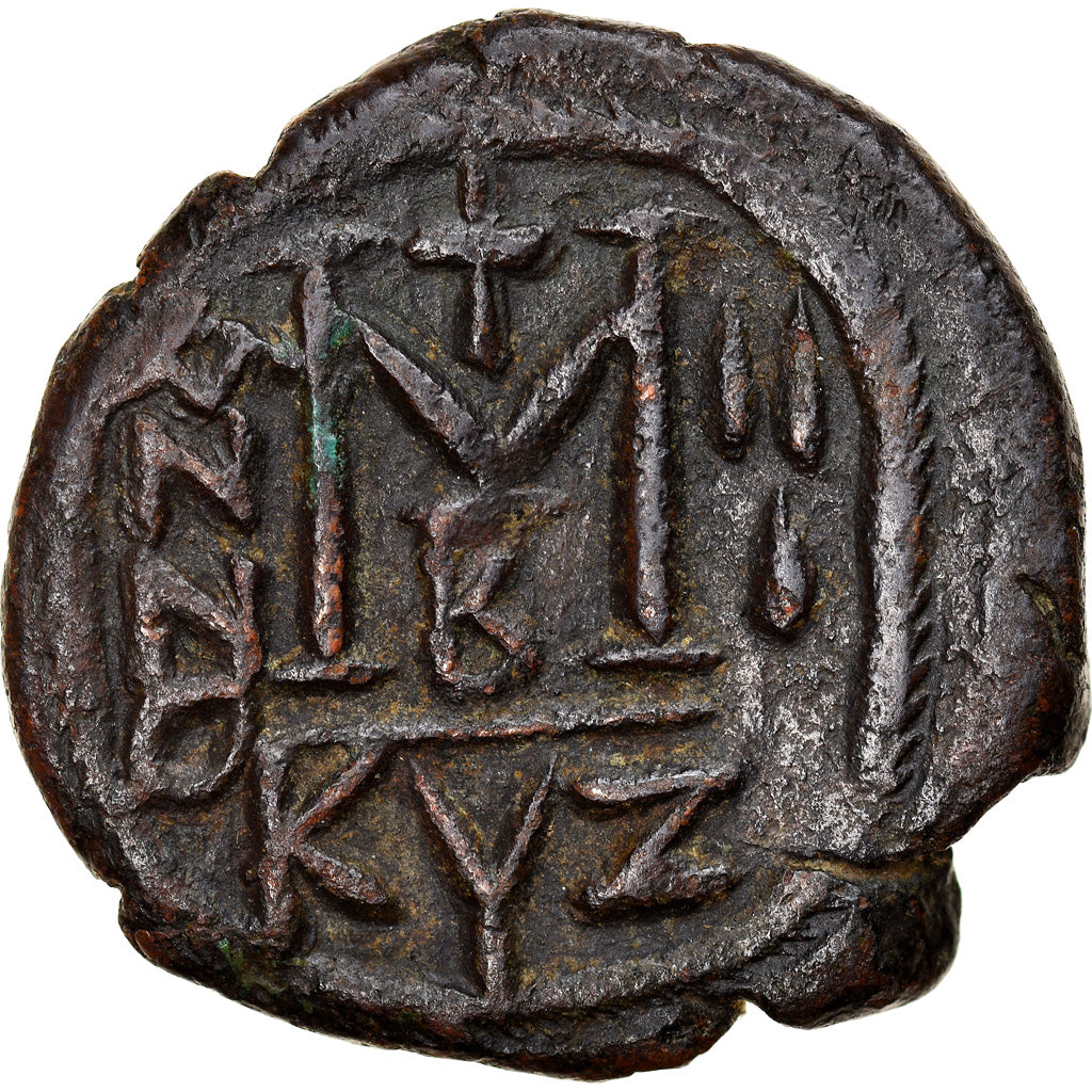 Moneta, Heraclius, Follis, 612-613, Kyzikos, BB, Rame, Sear:839