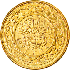 Moneda, Túnez, 20 Millim, 1997/AH1418, EBC+, Latón, KM:307