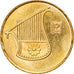 Coin, Israel, 1/2 New Sheqel, 1992, MS(60-62), Aluminum-Bronze, KM:159