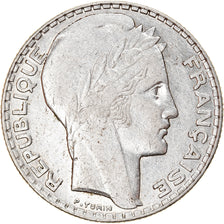 Coin, France, Turin, 10 Francs, 1937, Paris, VF(30-35), Silver, KM:878