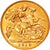 Moneta, Gran Bretagna, Edward VII, 1/2 Sovereign, 1910, BB+, Oro, KM:804