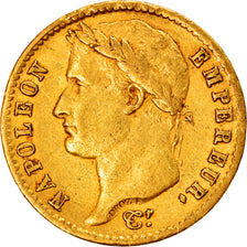 Moneta, Francja, Napoléon I, 20 Francs, 1808, Paris, EF(40-45), Złoto