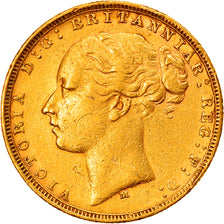 Coin, Australia, Victoria, Sovereign, 1879, Melbourne, EF(40-45), Gold, KM:7