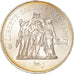 Monnaie, France, Hercule, 50 Francs, 1975, Paris, Patine irisée, SPL, Argent