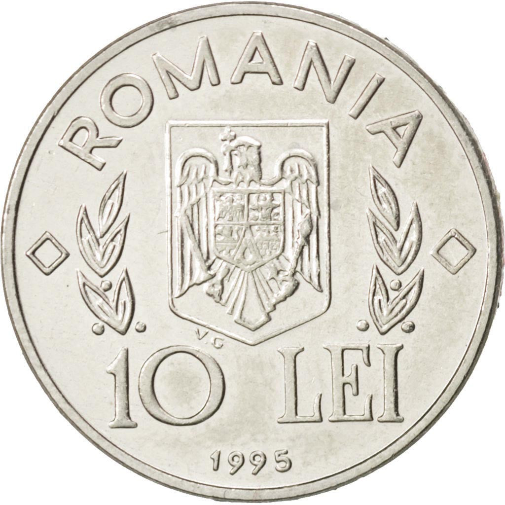 Roumanie, République, 10 Lei 1995, KM 117.1